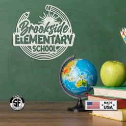 Speed Fabrication Business/Hobby Signs Custom School Name Metal Sign - Daycare Sign - Preschool Classroom Sign - Home Daycare Sign