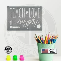 Speed Fabrication Sign For Teacher - Metal Classroom Sign - Gift For Teacher - Back To School Business/Hobby Signs