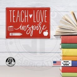 Speed Fabrication Sign For Teacher - Metal Classroom Sign - Gift For Teacher - Back To School Business/Hobby Signs