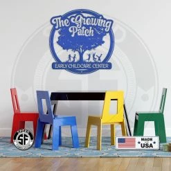 Speed Fabrication Business Indoor & Outdoor Metal Signs Custom Daycare Preschool Metal Sign - Child Daycare Business