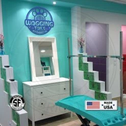 Speed Fabrication Custom Dog Grooming Sign, Pet Salon Sign, Custom Business Sign Business Indoor & Outdoor Metal Signs