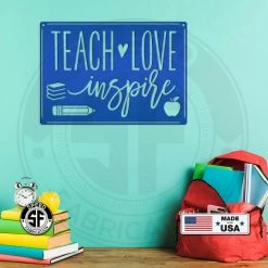 Speed Fabrication Sign For Teacher - Metal Classroom Sign - Gift For Teacher - Back To School Business/Hobby Signs