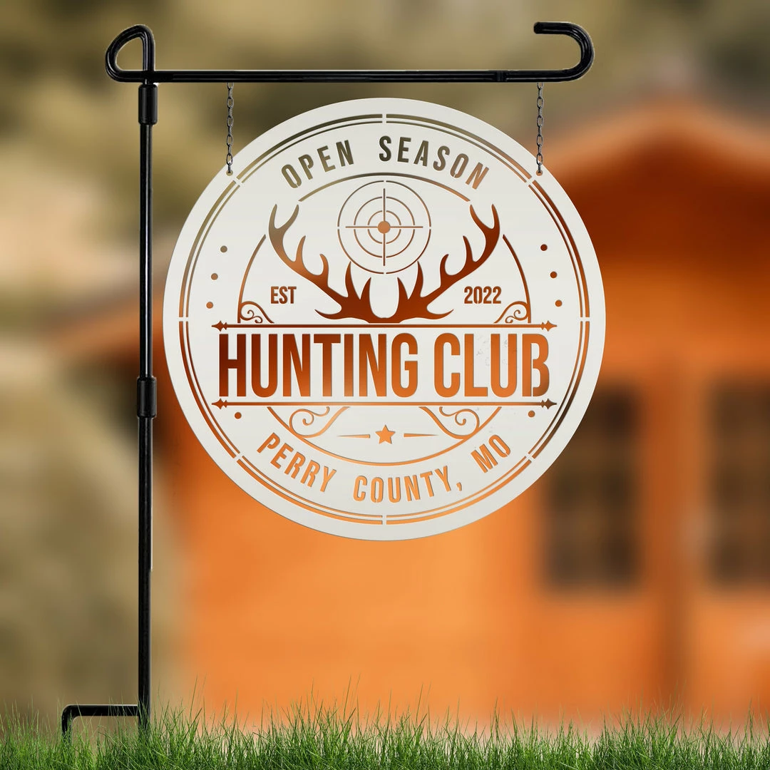 Speed Fabrication Custom Hunting Metal Sign - Your Own Wording Hunting & Fishing Metal Signs