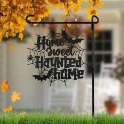 Speed Fabrication Halloween Metal Signs Home Sweet Haunted Home Metal Sign - Halloween Decor