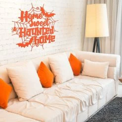 Speed Fabrication Halloween Metal Signs Home Sweet Haunted Home Metal Sign - Halloween Decor