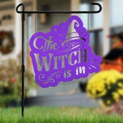 Speed Fabrication Halloween Metal Signs The Witch Is In Metal Sign - Halloween Decor