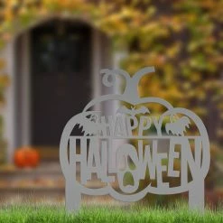 Speed Fabrication Halloween Metal Signs Happy Halloween Metal Decor