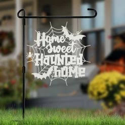 Speed Fabrication Halloween Metal Signs Home Sweet Haunted Home Metal Sign - Halloween Decor
