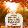 Speed Fabrication Fall/Autumn Metal Signs Grateful Thankful Blessed Metal Yard Stake - Autumn Decor