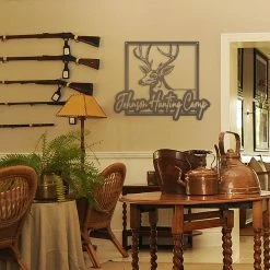 Speed Fabrication Personalized Deer Hunting Camp Metal Sign - Your Own Wording Hunting & Fishing Metal Signs