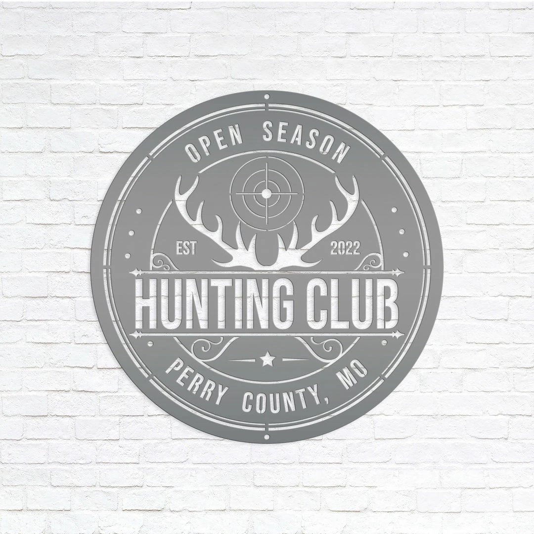 Speed Fabrication Custom Hunting Metal Sign - Your Own Wording Hunting & Fishing Metal Signs