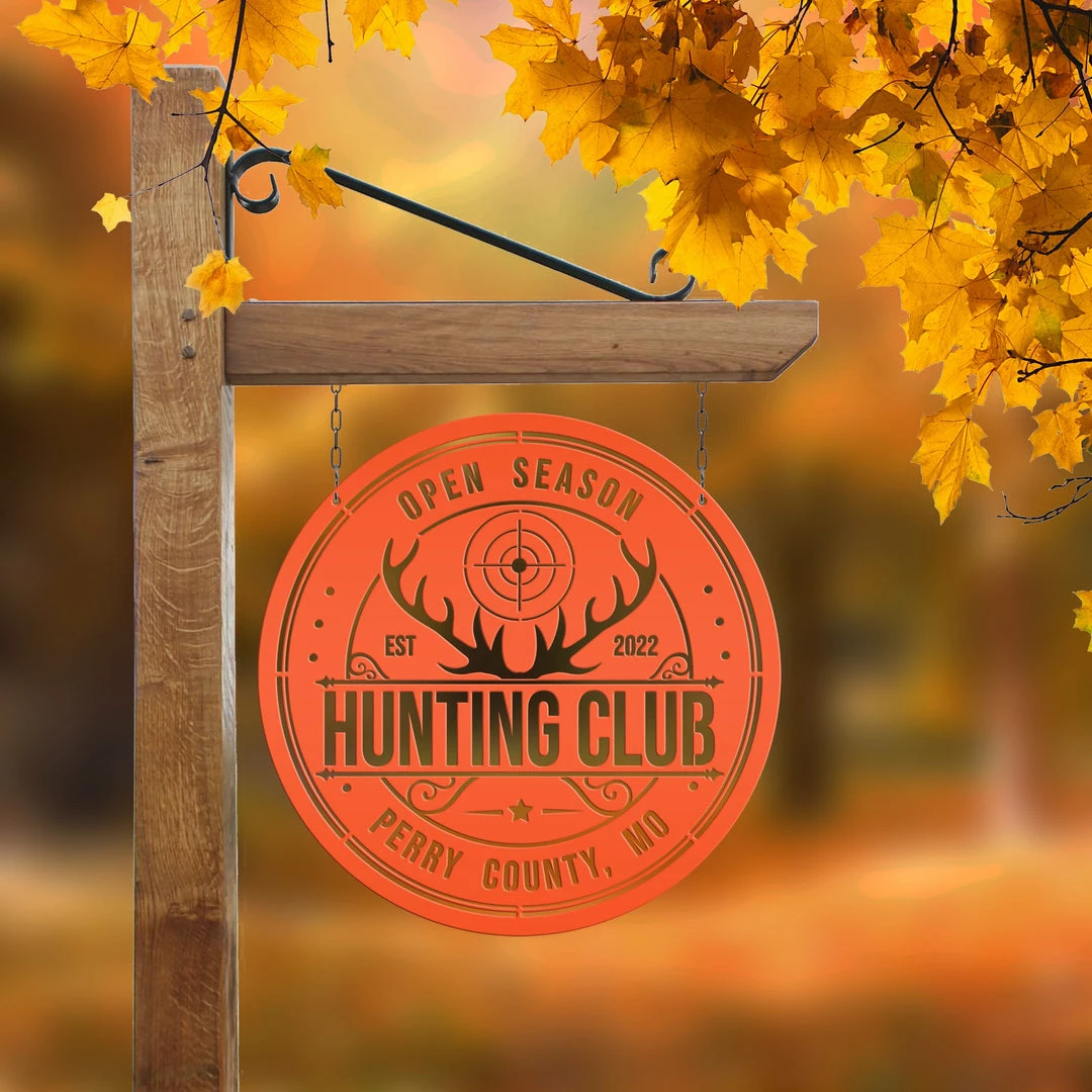 Speed Fabrication Custom Hunting Metal Sign - Your Own Wording Hunting & Fishing Metal Signs