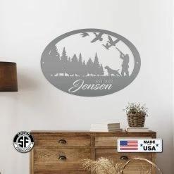 Speed Fabrication Personalized Duck Hunting Metal Sign Hunting & Fishing Metal Signs