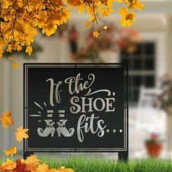 Speed Fabrication Halloween Metal Signs Funny Halloween Metal Yard Stake - Halloween Decor