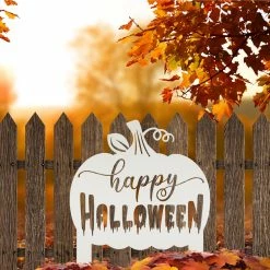 Speed Fabrication Halloween Metal Signs Halloween Yard Stake - Halloween Decor