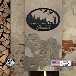 Speed Fabrication Personalized Duck Hunting Metal Sign Hunting & Fishing Metal Signs