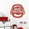 Speed Fabrication Metal Christmas Wreath Sign, Holiday Decor, Indoor, Outdoor