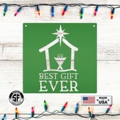 Speed Fabrication Christmas Metal Signs Best Gift Ever Christmas Metal Sign