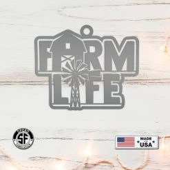 Speed Fabrication Farm Life Metal Ornament - Christmas Decor