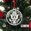 Speed Fabrication Metal US Army Ornament - Christmas Decor Christmas Metal Signs