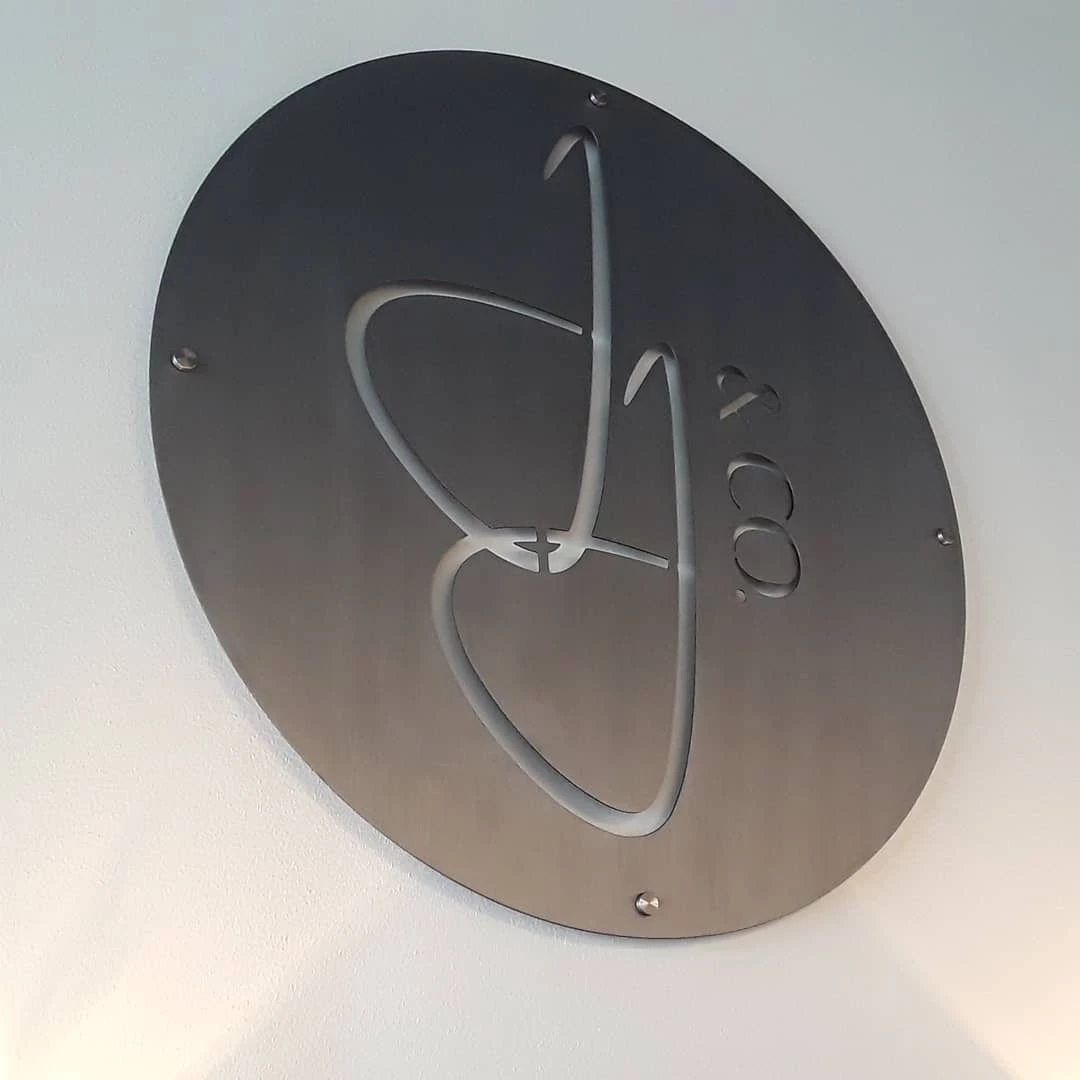 Speed Fabrication Business Indoor & Outdoor Metal Signs Large Interior Business Sign